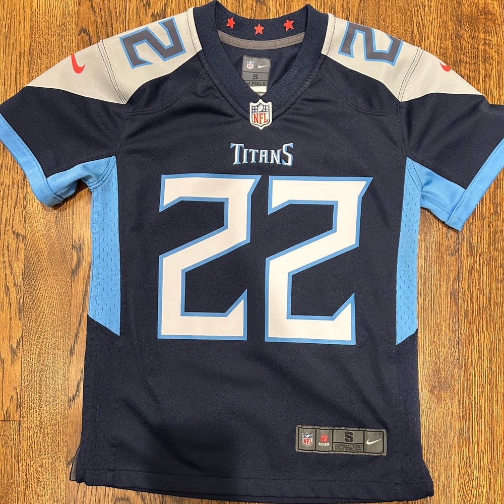NFL Kids Titans Navy and Light Blue Jersey